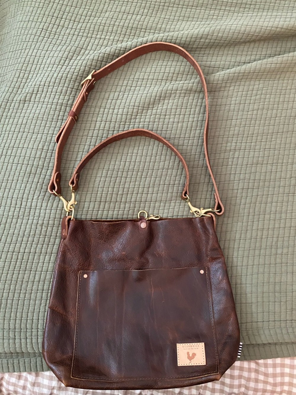 Meanwhile Back on the Farm Mocha Tuscan Carryall